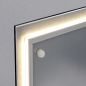 Preview: SIGEL Glas-Magnetboard LED GL400 schwarz 480x480x15mm