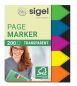 Preview: SIGEL Marker Arrow 12x45mm HN613 5 Farben ass. 200 Blatt