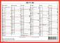 Preview: SIMPLEX Wandkalender 2024 4032140.24 A5,rot/weiss