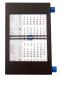 Preview: SIMPLEX 3-Monats-Tischkalender 2024/25 50013.24 schwarz/blau,3M/1S