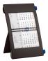 Preview: SIMPLEX 3-Monats-Tischkalender 2024/25 50013.24 schwarz/blau,3M/1S