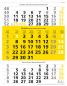 Preview: SIMPLEX 3-Monats-Wandkalender 2024 970008.24 310x400mm,gelb,3M/1S