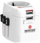 Preview: Skross world travel adapter 1.302470 pro light usb 2xa world - Skross-1302470-7640166323594