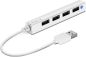 Preview: SPEEDLINK SNAPPY USB Slim Hub 2.0 SL140000W 4-port, passive, white