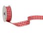 Preview: SPYK Band Cubino Vichy 1746.1554 15mmx3m rot-weiss