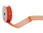 Preview: SPYK Band Cubino Dots 1748.1564 15mmx4m orange-weiss