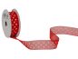 Preview: SPYK Band Cubino Dots 1748.1564 15mmx4m rot-weiss