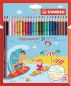 Preview: STABILO aquacolor Farb. Kids Design 16246 Etui, Farben ass. 24 Stück