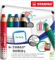 Preview: Stabilo whiteboardmarker markdry 648/4 4er etui - Stabilo-648-4-4006381582520