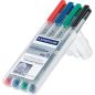 Preview: STAEDTLER Lumocolor non-perm. S 311 WP4 4 Farben ass.