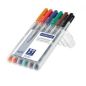 Preview: STAEDTLER Lumocolor non-perm. S 311-WP6 6 Farben ass.