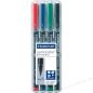 Preview: STAEDTLER Lumocolor permanent S 313-WP4 4 Farben ass.