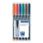 Preview: STAEDTLER Lumocolor permanent S 313-WP6 6 Farben ass.