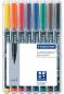 Preview: STAEDTLER Lumocolor permanent S 313 WP8 8 Farben ass.