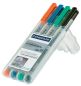 Preview: STAEDTLER Lumocolor non-perm. M 315 WP4 4 Farben ass.