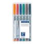 Preview: STAEDTLER Lumocolor non-perm. F 316-WP6 6 Farben ass.