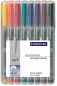 Preview: STAEDTLER Lumocolor non-perm. F 316 WP8 8 Farben ass.