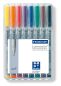 Preview: STAEDTLER Lumocolor non-perm. F 316 WP8 8 Farben ass.