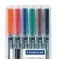 Preview: STAEDTLER Lumocolor permanent M 317-WP6 6 Farben ass.