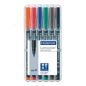 Preview: STAEDTLER Lumocolor permanent M 317-WP6 6 Farben ass.