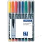 Preview: STAEDTLER Lumocolor permanent M 317 WP8 8 Farben ass.