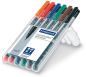 Preview: STAEDTLER Lumocolor permanent F 318-WP6 6 Farben ass.