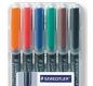 Preview: STAEDTLER Lumocolor permanent F 318-WP6 6 Farben ass.