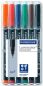 Preview: STAEDTLER Lumocolor permanent F 318-WP6 6 Farben ass.