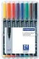 Preview: STAEDTLER Lumocolor permanent F 318 WP8 8 Farben ass.