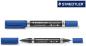 Preview: STAEDTLER Lumocolor DUO 348 0.6/1.5mm 348-3 blau perm.