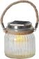 Preview: STAR TRADING Solar LED-Leuchte Jamjar 12cm 12.479-42 transparent