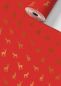 Preview: STEWO Geschenkpapier Abel 2522564620 rot 0.5x250m