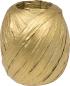 Preview: STEWO Geschenkband Raffia 2583414080 gold 7mm