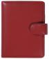 Preview: SUCCES Senior Ringbuch Cadiz 84536502U Rindleder rot mit Lasche 20mm