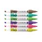 Preview: TALENS Ecoline Duotip Botanik Set 11609912 6 Farben