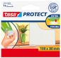 Preview: TESA Protect Filzgleiter 100mmx80mm 578910000 weiss, zuschneidbar, kratzfest