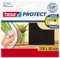 Preview: TESA Protect Filzgleiter 100mmx80mm 578910000 braun, zuschneidbar, kratzfest