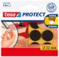 Preview: TESA Filzgleiter Protect 22mm 578930000 braun, rund 12 Stück