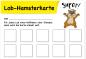 Preview: TIMETEX Lob-Hamsterkarte 62959 10 Feldern 25 Stück