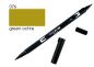 Preview: TOMBOW Dual Brush Pen ABT 076 grüner Ocker