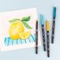 Preview: TOMBOW Dual Brush Pen ABT ABT-6PLEMON Lemon Squeezy 6 Stück