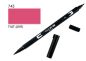 Preview: TOMBOW Dual Brush Pen ABT 743 hot pink