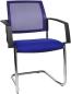 Preview: TOPSTAR Besucherstuhl Visit Comfort 2 BB490A T38 blau