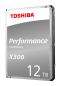 Preview: TOSHIBA HDD X300 High Performance 12TB HDWR21CEZSTA internal, SATA 3.5 inch