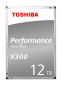 Preview: TOSHIBA HDD X300 High Performance 12TB HDWR21CUZSVA internal, SATA 3.5 inch BULK