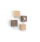 Preview: TRENDFORM Magnete WOOD SQUARE FA3142 4er Set, Holz