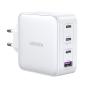 Preview: UGREEN USB Wallcharger Nexode 100W 15337 4-Port,PD,GaN, White