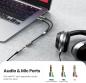 Preview: UGREEN Audio Cable 3.5mm Fem./2 Male 20899 aluminum Case, Black, (BB)