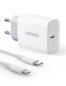 Preview: UGREEN USB-C Charger 20W 50698 PD, C-L 1M Cable, White