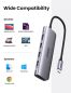 Preview: UGREEN USB-C Hub 6in1, Silver 70410 HDMI,3xUSB-A, SD TF